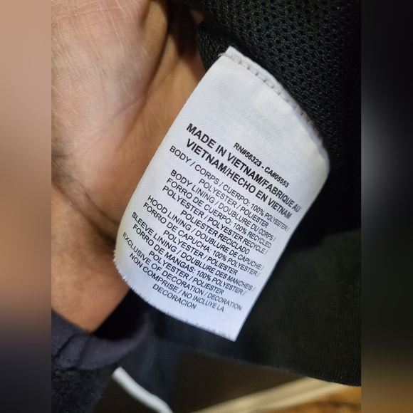 Nike The Wind Runner Black and White Jacket Size M Big Boys - Picture 12 of 13